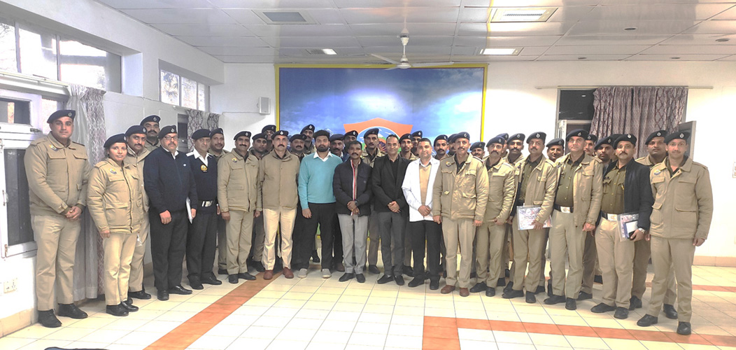 Training of Police Officials in Dharamshala, Himachal Pradesh